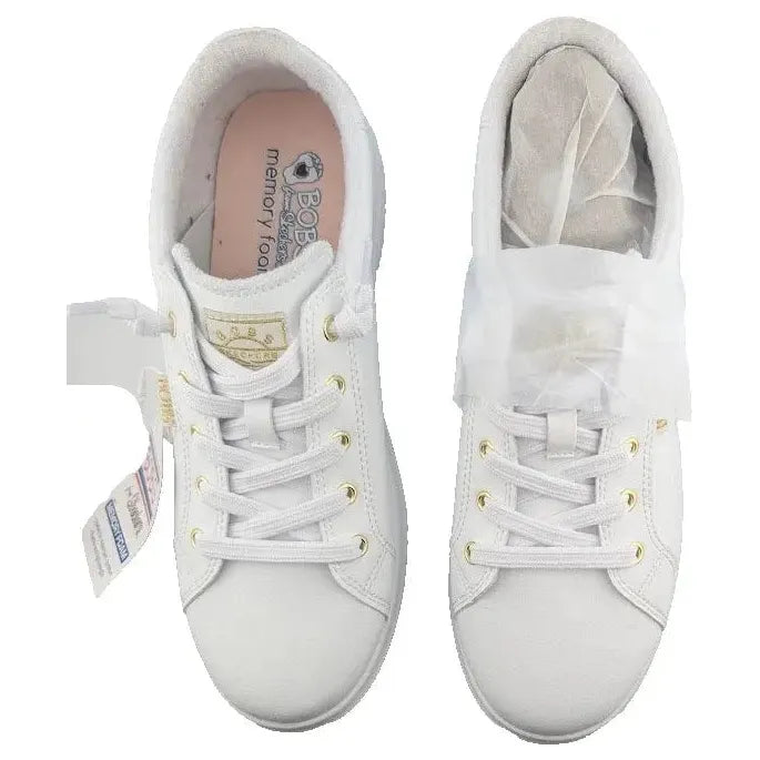 Bobs By Skechers D'VINE-INSTANT DELIGHT White Sneakers Women's Size 8.5 Skechers