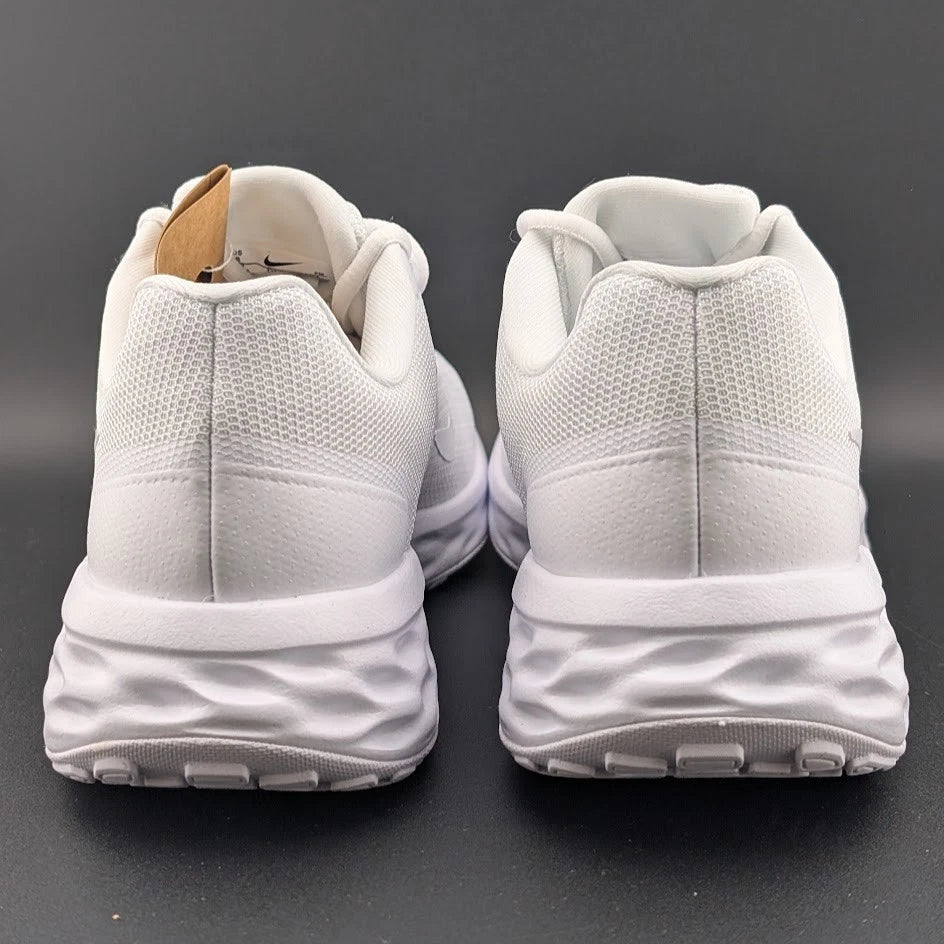 Nike Revolution 6 NN Triple White Running Shoes DC3728-102 Men's Size 8 **RARE** SoleComfort.shoes