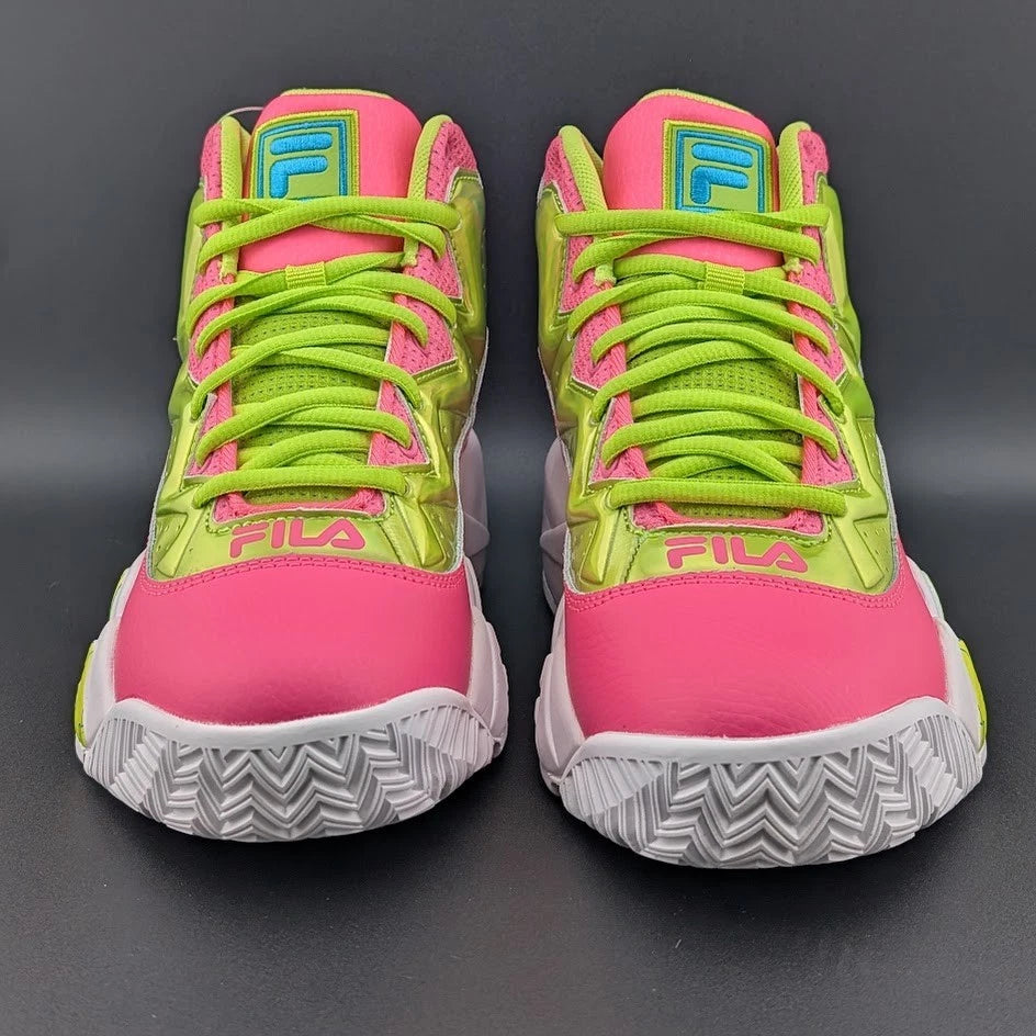 Fila MB Night Walk Girls Shoes Size 5.5 Youth, Color: Pink/Yellow SoleComfort.shoes
