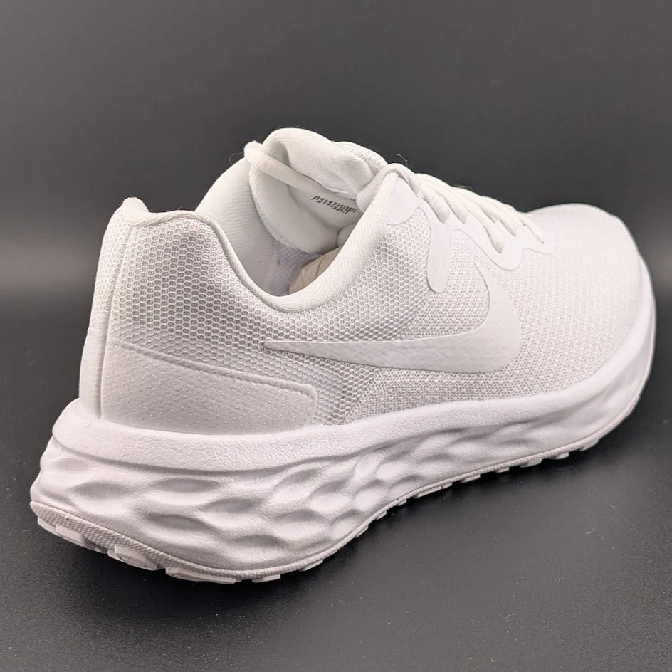 Nike Revolution 6 NN Triple White Running Shoes DC3728-102 Men's Size 8 **RARE** SoleComfort.shoes