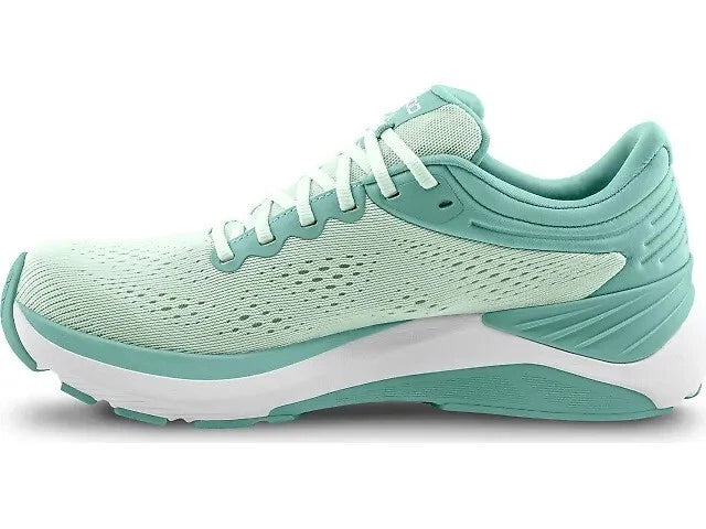 TOPO Ultrafly 4 Women's Size 7 | Mint Green Lace Athletic Running Sneakers Shoes