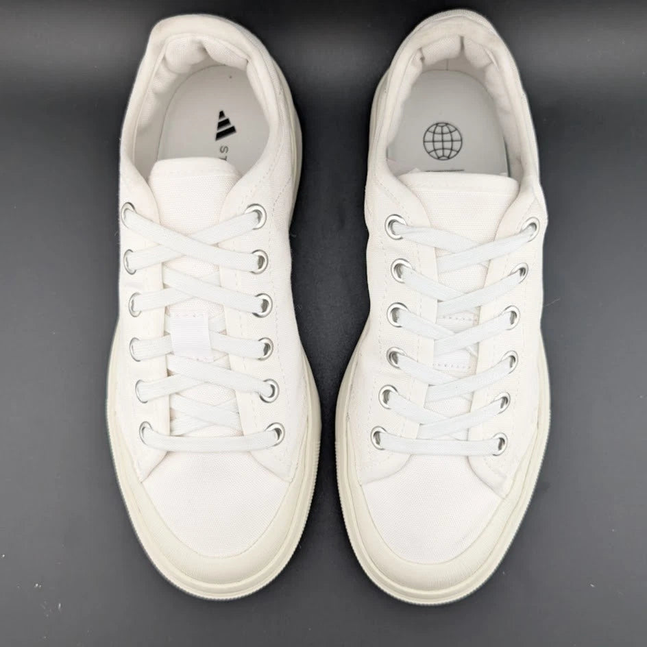 adidas Women's Size 8 Stella McCartney Court Cotton Athletic Shoes (Mens Size 7) adidas