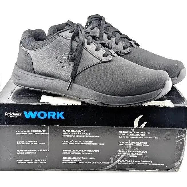 Dr. Scholl's Work Intrepid Shoes | Black Men's Oxford Size 12 M. New in Box Dr. Scholls