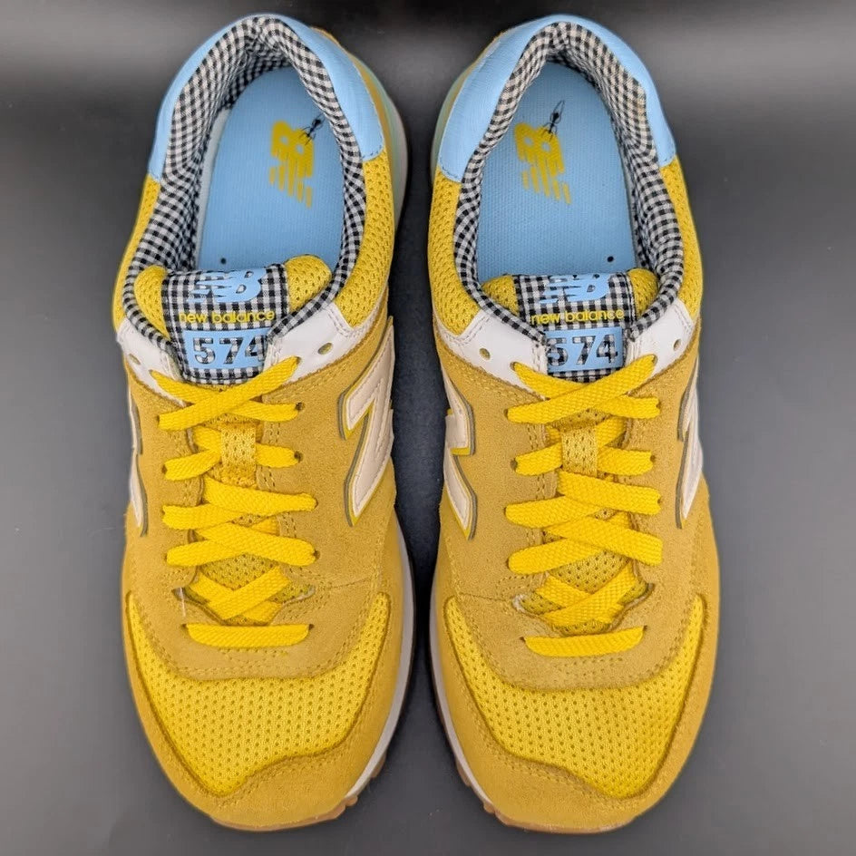 New Balance Women's Size 7.5B 574 Picnic Pack Yellow Shoes Sneakers WL574SPF SoleComfort.shoes