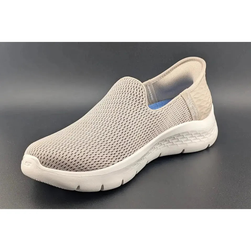 Women's Size 7.5 Skechers Go Walk Flex-Relish Taupe Running Shoes Sneakers SoleComfort.shoes