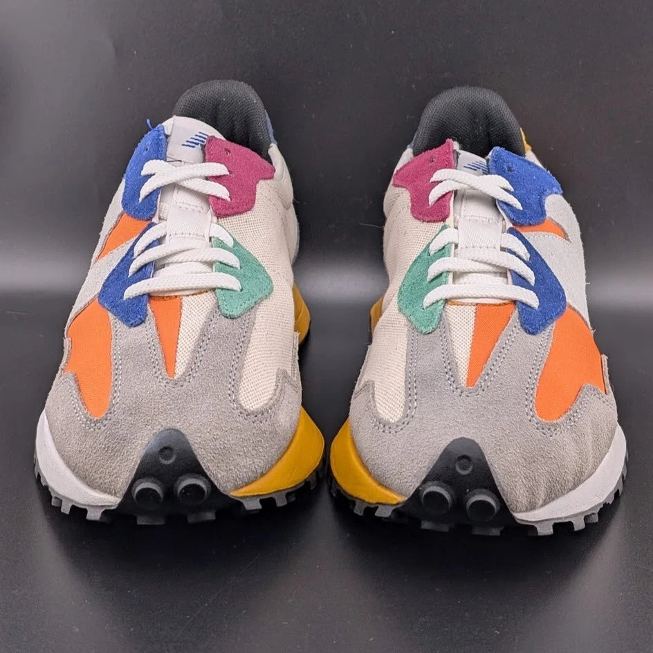 Dejounte Murray New Balance 327 Shoes Mens Size 11 Suede Heat Up-Orange MS327FIN SoleComfort.shoes