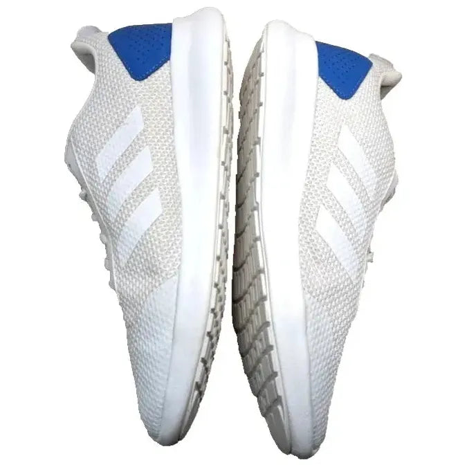 MEN'S adidas Element Race Crystal White Running White / Blue Sneaker Size 8.5 adidas