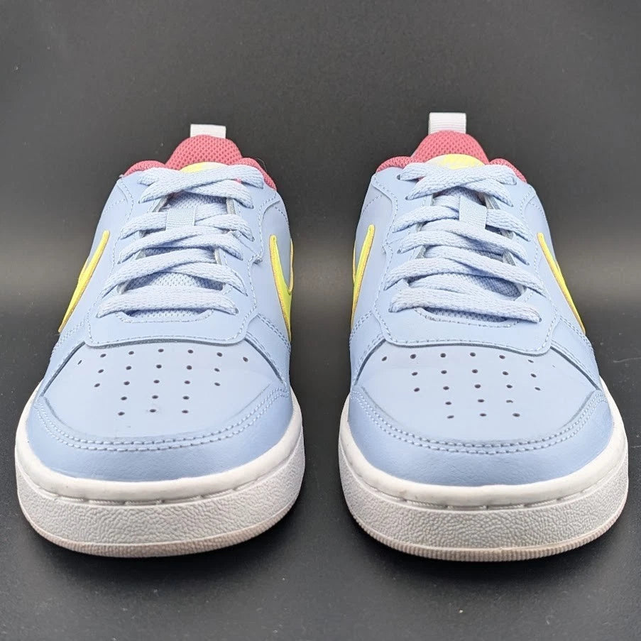 BIG KID'S Nike Court Borough Low 2 GS, UNISEX, Leather, BQ5448-405 | SUPER CLEAN SoleComfort.shoes