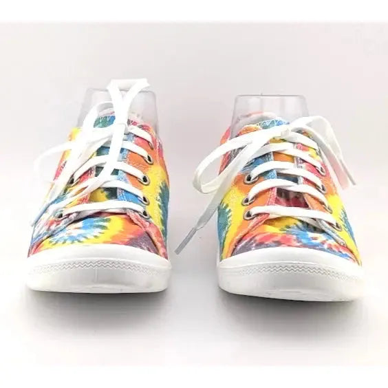 Womens Size 7.5 Fashion Low Top Canvas Sneaker Slip On Shoes Casual Walking Flat Unbranded