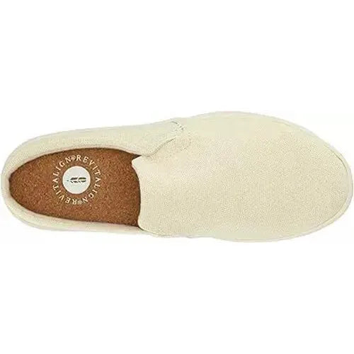 Revitalign Waco Shoe Company Orthotic Shimmer Denim Cream Sparrow Slide Size 11 Revitalign By Waco