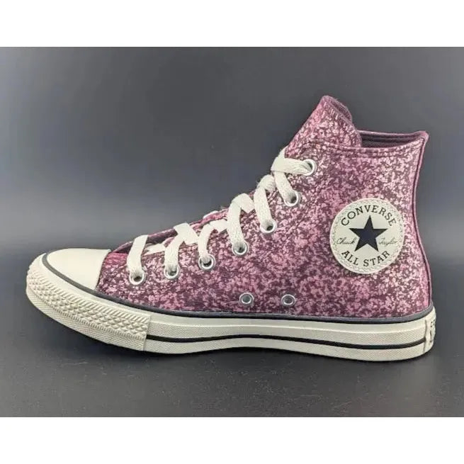 *BRAND NEW* Women CONVERSE Chuck Taylor All Star Glitter CTAS HI Orchid Abyss - SoleComfort.shoes