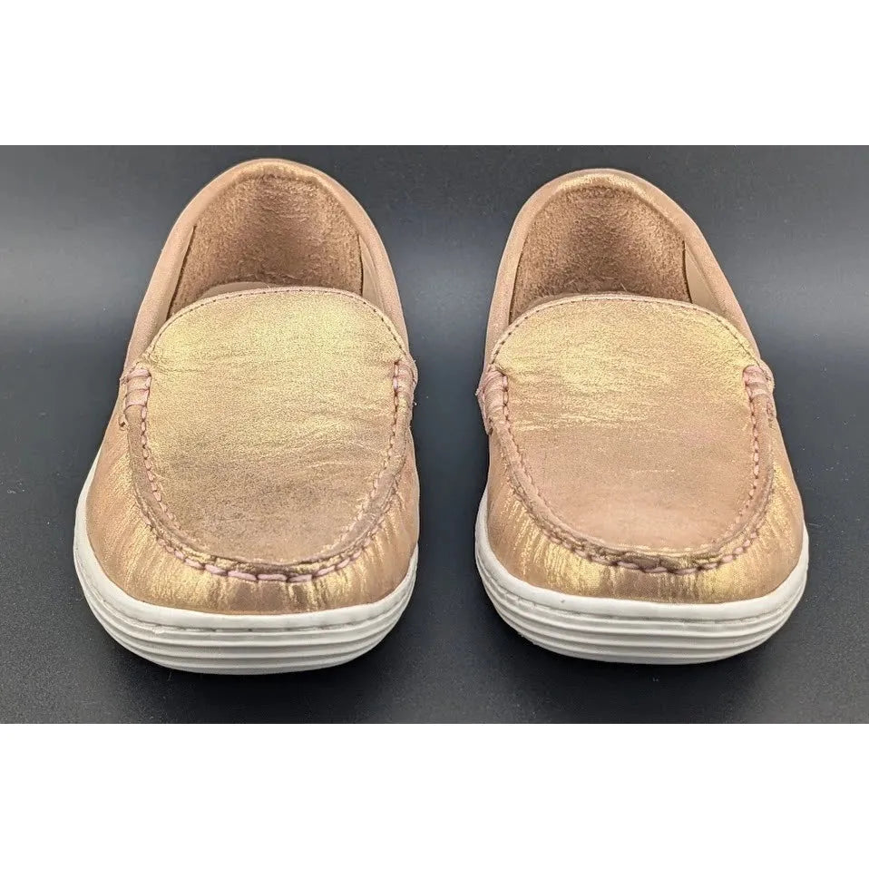 Marc Joseph Women's Size 4.5 New York Broadway Rose Gold Loafers (7707956) SoleComfort.shoes