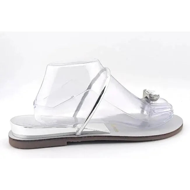 Womens Size 10/10.5 Rhinestone Bling Summer Jeweled Sandals Slip on Toe-Ring Flip Flop - SoleComfort.shoes