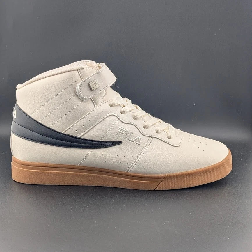 Fila Vulc 13 Ivory with Black Flag and Gum Soles Size 12 1CM00080-165 SoleComfort.shoes