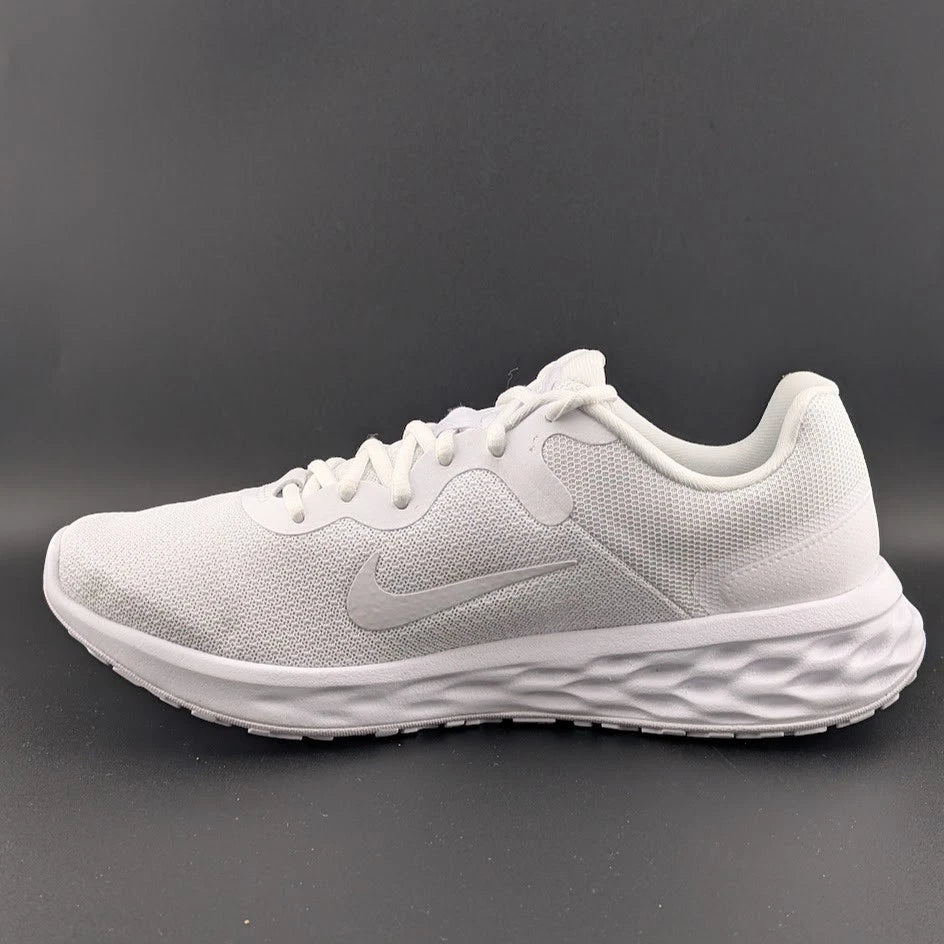 Nike Revolution 6 NN Triple White Running Shoes DC3728-102 Men's Size 8 **RARE** SoleComfort.shoes
