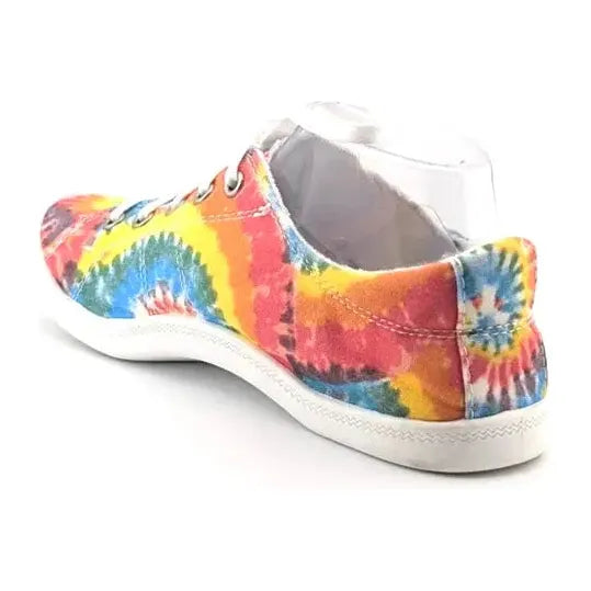 Womens Size 7.5 Fashion Low Top Canvas Sneaker Slip On Shoes Casual Walking Flat Unbranded