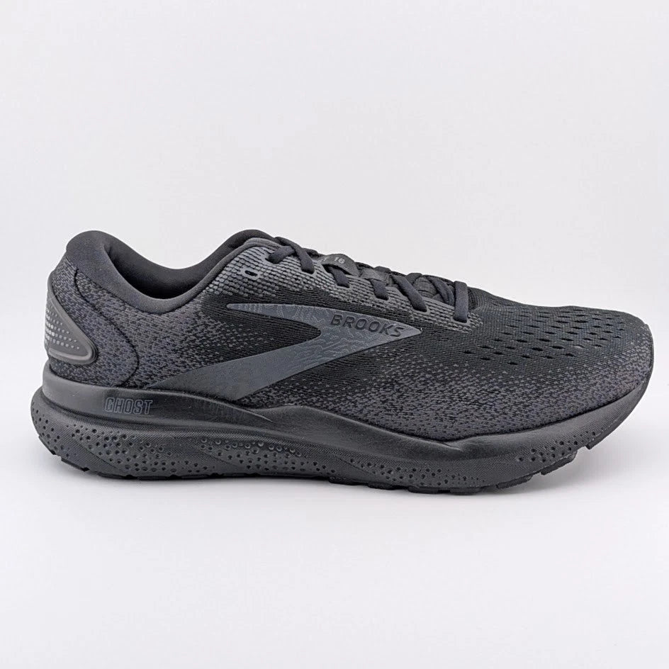 Brooks Women's Ghost 16 Lace Up Athletic Shoes Black Wide Sz 11.5D #1204071D020 SoleComfort.shoes