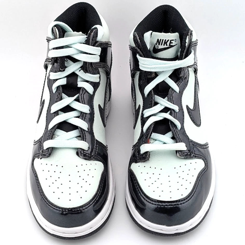 New Childs Nike Dunk High SE (PS) NBA All Star Barely Green / Black Patent Size 12C Nike
