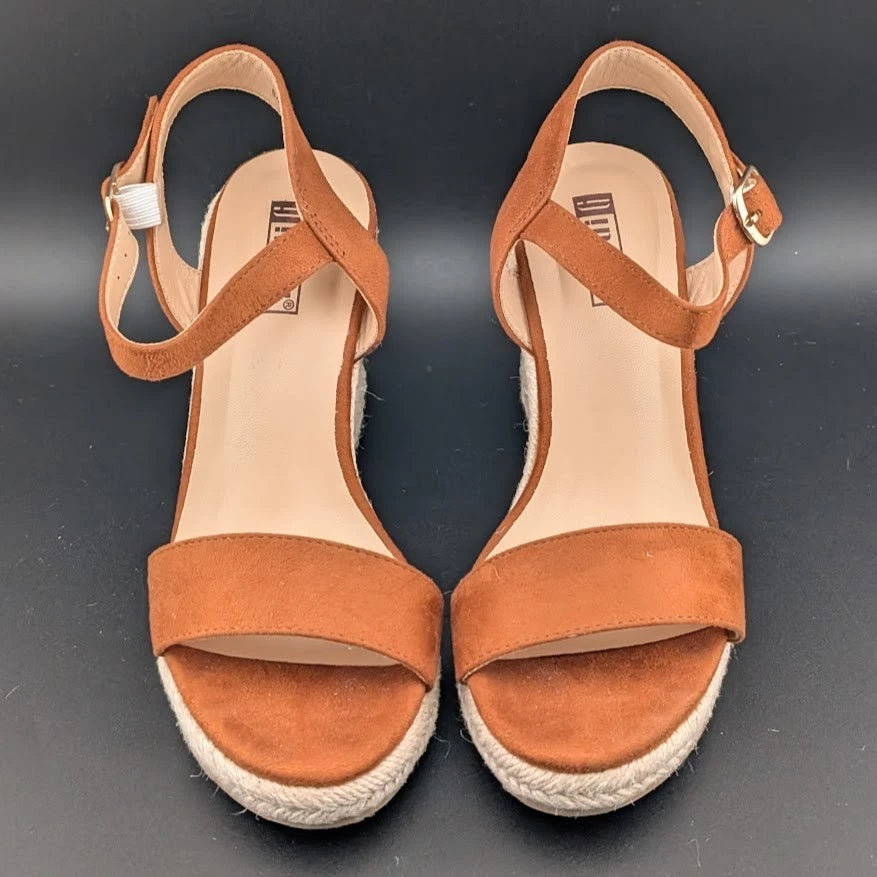 IDIFU Womens Size 5 Espadrille Wedge Sandals Ankle Strap w/ Buckle Closed Toe SoleComfort.shoes
