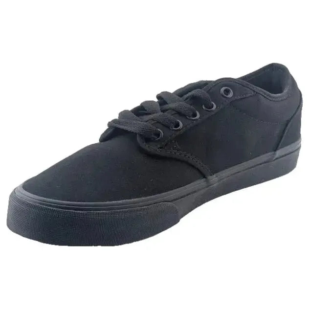 New VANS Men's Size 10 Atwood Canvas Black/ Black Skateboard Sneakers Shoes VANS