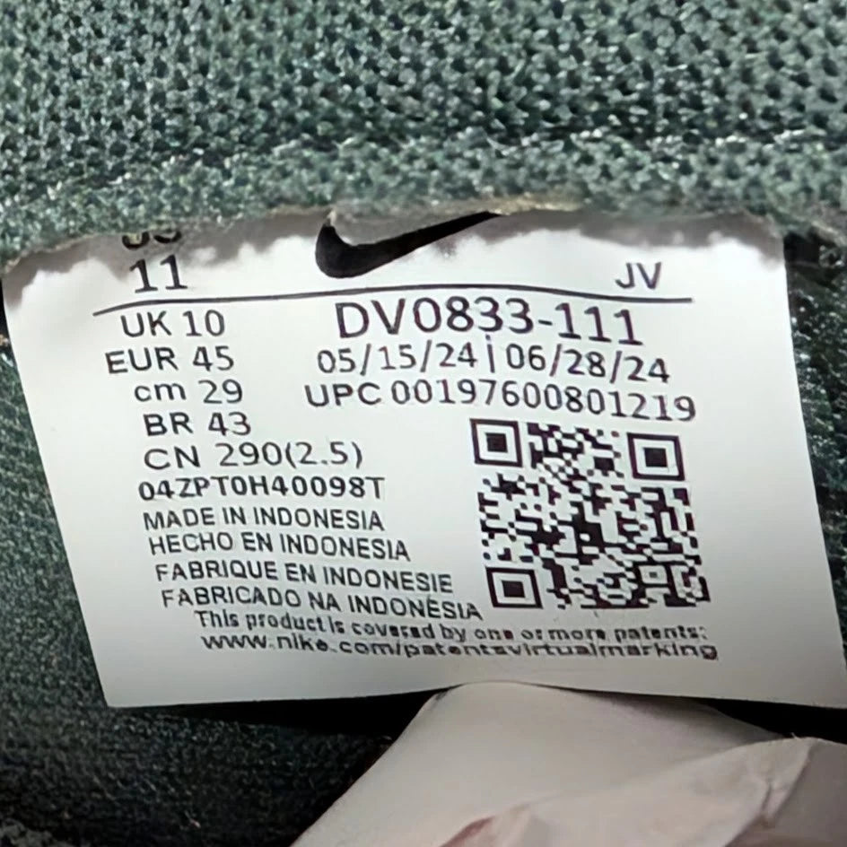 Nike Dunk Low Vintage Green Men's Size 11 Shoes Nike