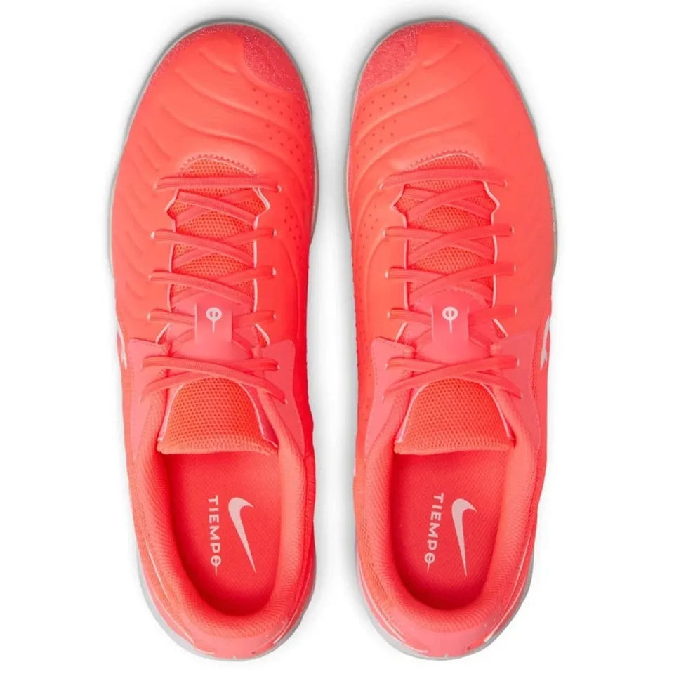 Mens Nike Legend 10 Academy IC Indoor Soccer Shoes Size 11 HOT LAVA/WHITE SoleComfort.shoes