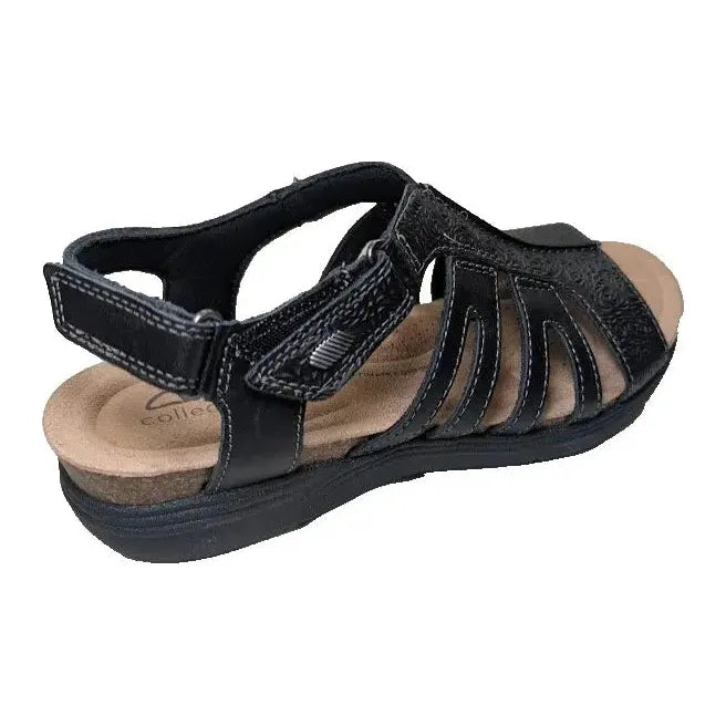 Women's Size 7.5M Clarks April Belle Sandal | 77018 | Leather Upper / Footbed Clarks