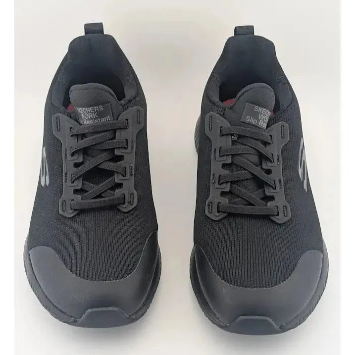 Pre-owned Skechers Womens Size 6.5 Wide Squad SR Slip-On Slip Resistant Work Shoes 77222W - SoleComfort.shoes