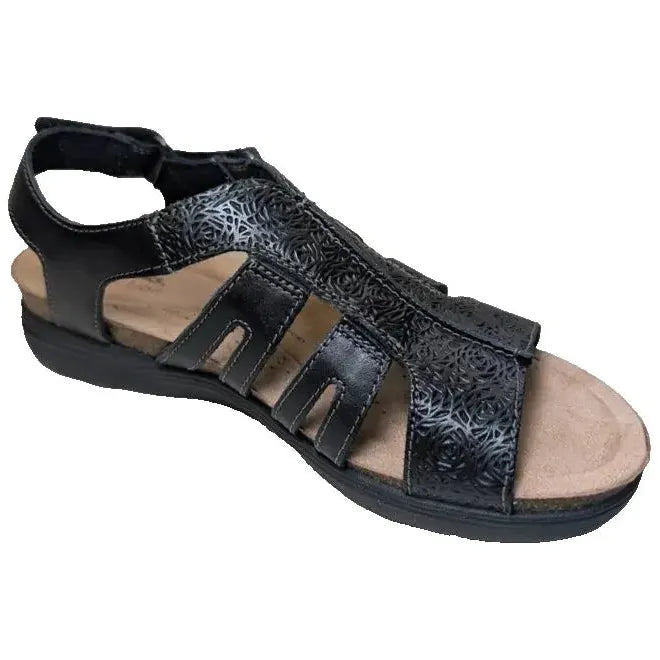 Women's Size 7.5M Clarks April Belle Sandal | 77018 | Leather Upper / Footbed Clarks