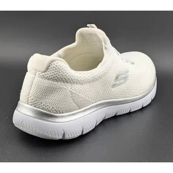 Skechers Womens Size 9 Summits Cool Classic Sneakers White Mesh Shoes 149206 - SoleComfort.shoes
