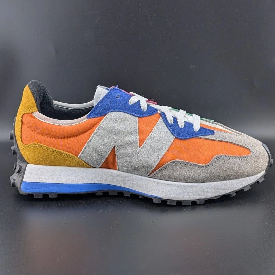 Dejounte Murray New Balance 327 Shoes Mens Size 11 Suede Heat Up-Orange MS327FIN SoleComfort.shoes
