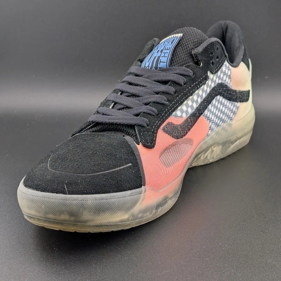 VANS Evdnt Ultimate Waffle Gradient Check Black Skate Shoes Men's Size 13 SoleComfort.shoes