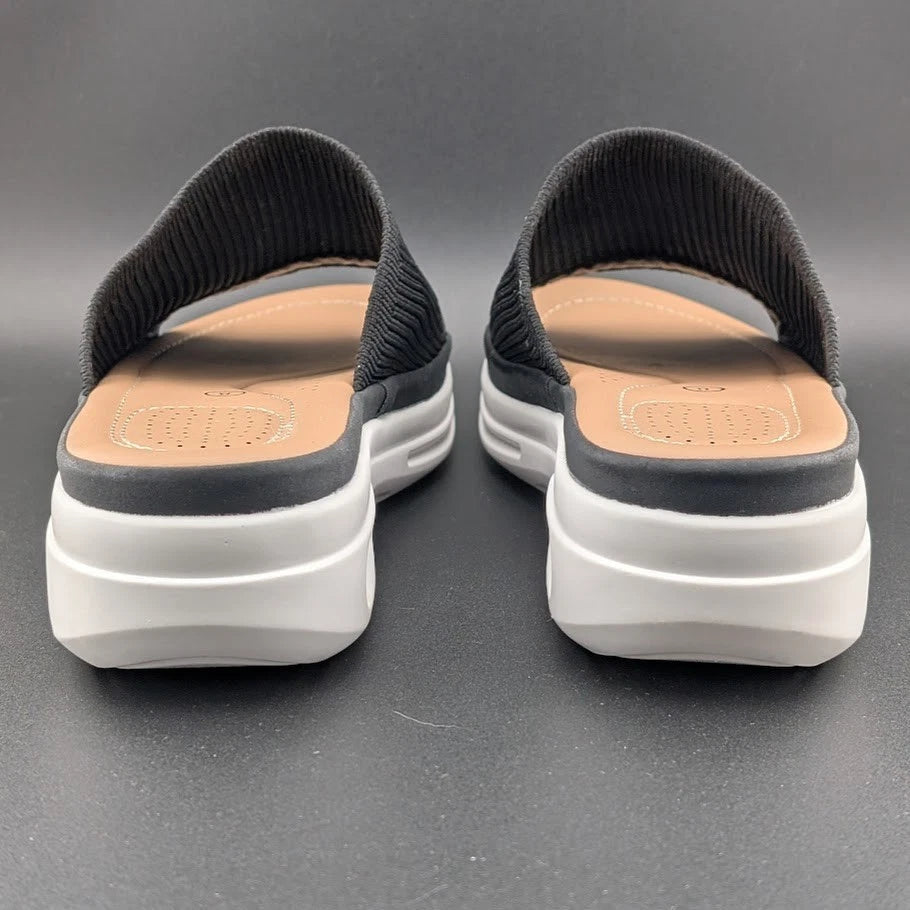 mysoft Women's Size 8 Walking Sandals Air Cushion Elastic Band Platform Shoes SoleComfort.shoes