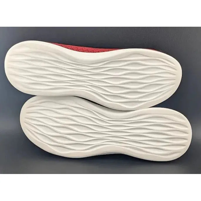 Womens Size 11 Scalloped Slip-on Knit Casual Ballet Flat Walking Sneaker EU 42.5 - SoleComfort.shoes