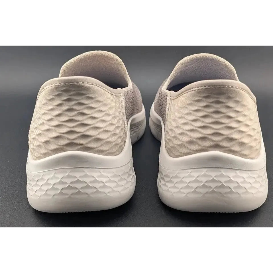 Women's Size 7.5 Skechers Go Walk Flex-Relish Taupe Running Shoes Sneakers SoleComfort.shoes