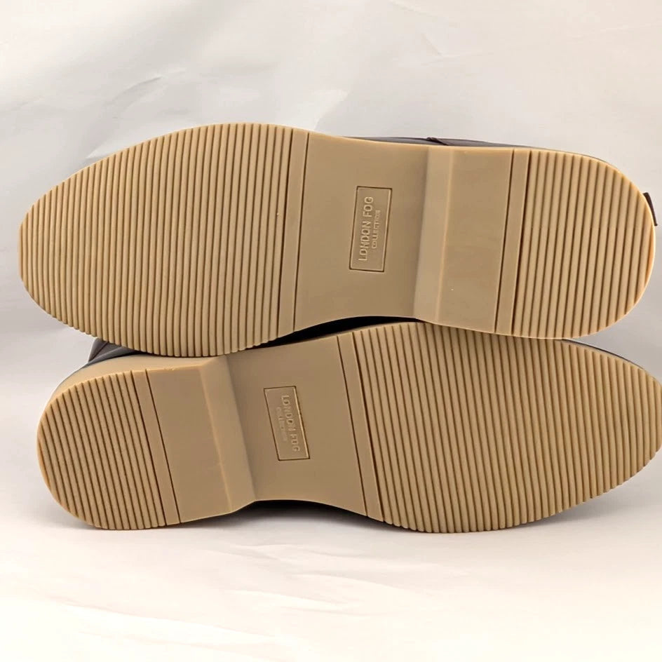 London Fog LFM-Tyler Chukka Boot Brown or Black Vegan Leather London Fog