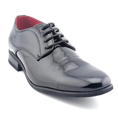 Bruno Marc Men Size 7 Ceremony Patent Leather Dress Shoes Classic Formal Oxford - SoleComfort.shoes