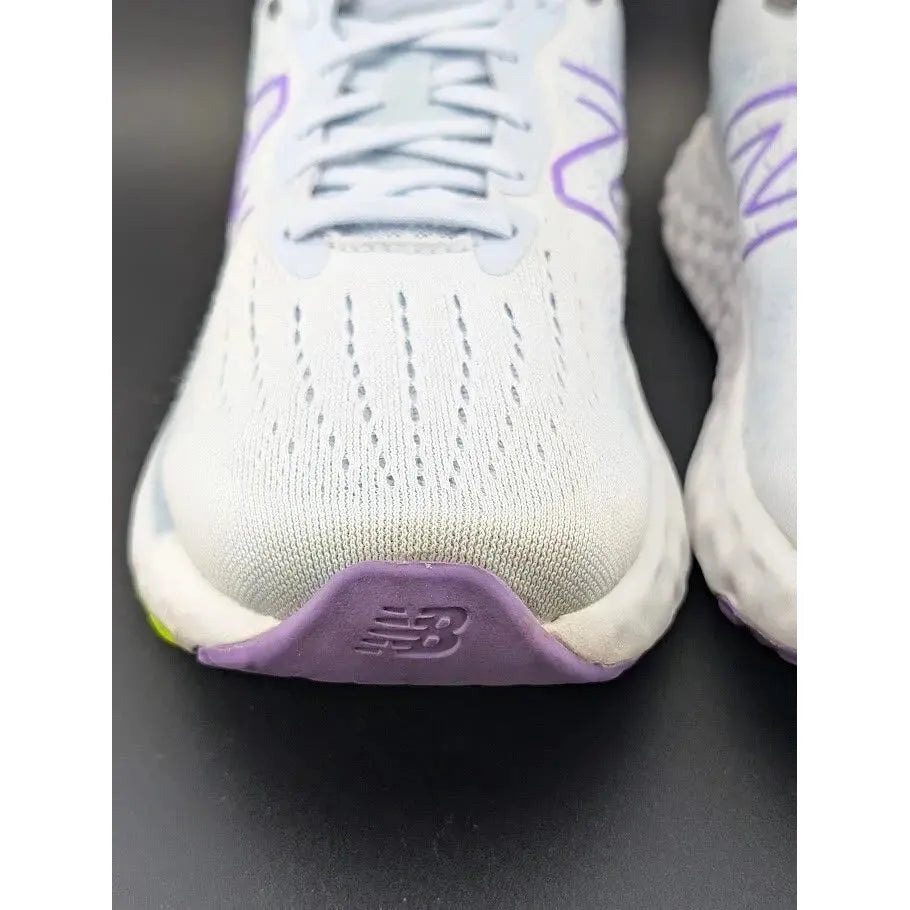Pre-owned New Balance Fresh Foam EVOZ Womens Size 10, Mens Size 8.5 Light Blue / Purple New Balance