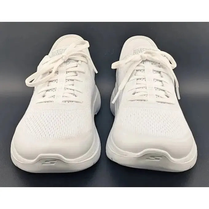 New/Imperfect - Skechers Womens Go Walk Arch Fit 2.0-Valencia White-Size 10.5 Shoes | S'25 Model - SoleComfort.shoes