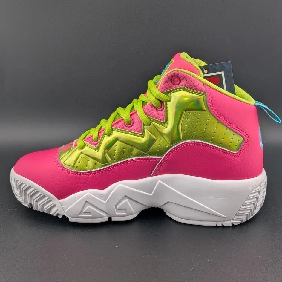 Fila MB Night Walk Girls Shoes Size 5.5 Youth, Color: Pink/Yellow SoleComfort.shoes