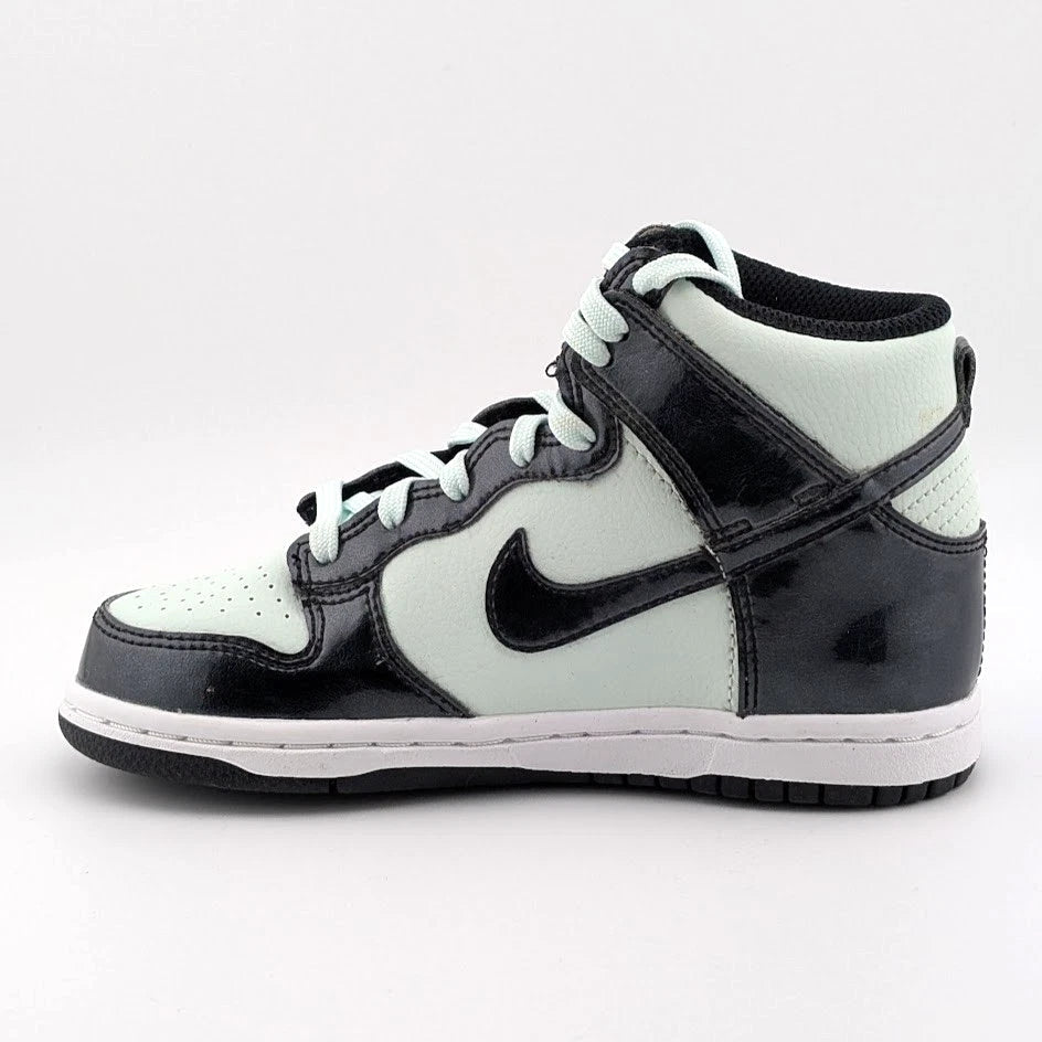 New Childs Nike Dunk High SE (PS) NBA All Star Barely Green / Black Patent Size 12C Nike