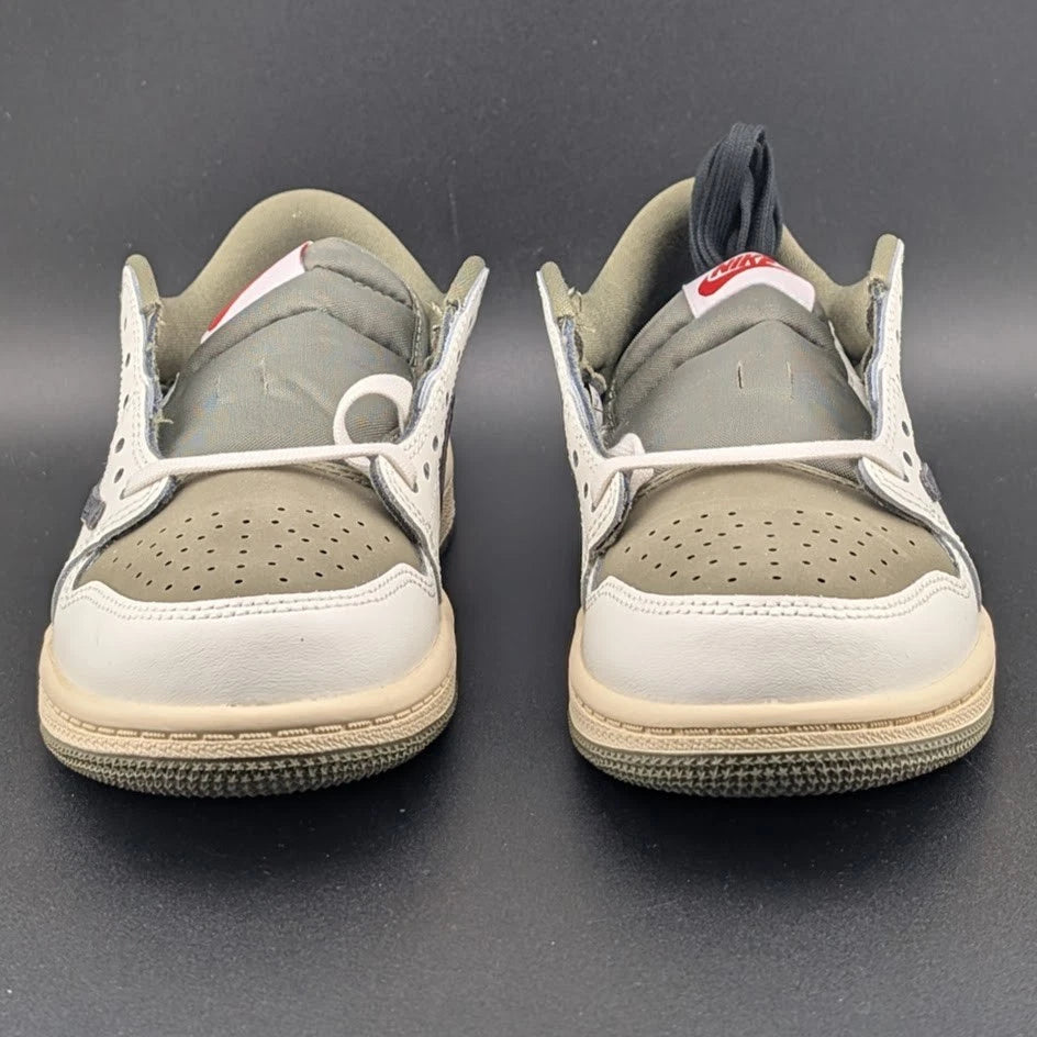 🔥Nike Air Jordan 1 Low OG SP Travis Scott Med Olive PS Size 2.5Y DO5442-200🔥 SoleComfort.shoes