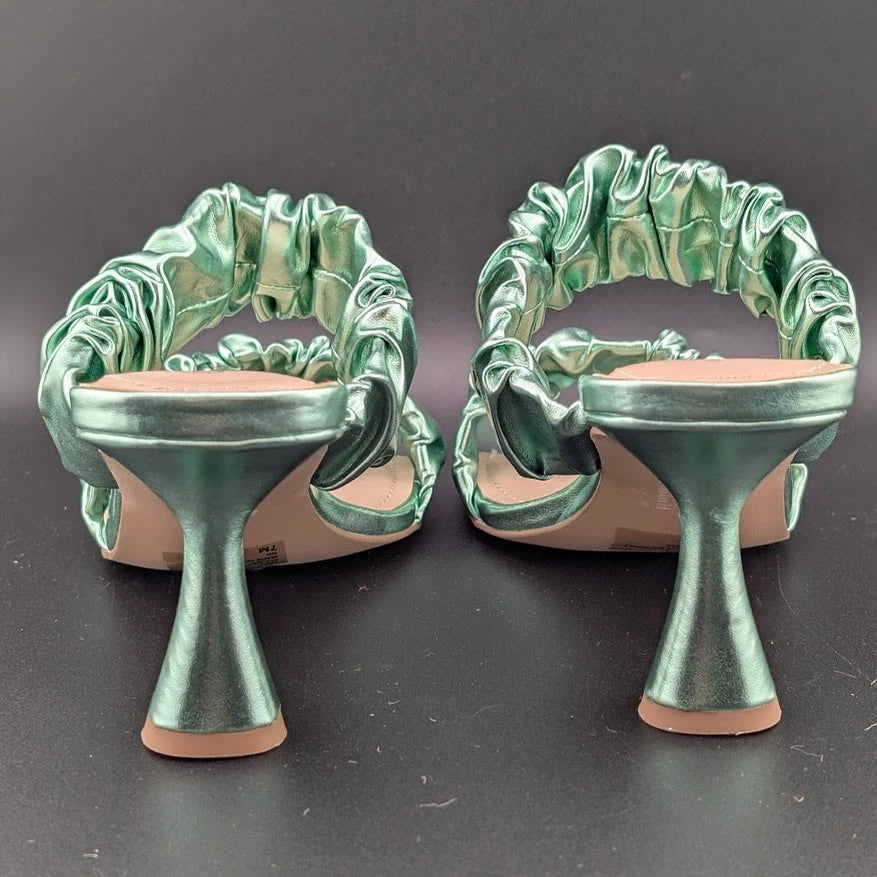 Charles by Charles David Women's Size 7M Priority Sandal Mint Metallic SoleComfort.shoes