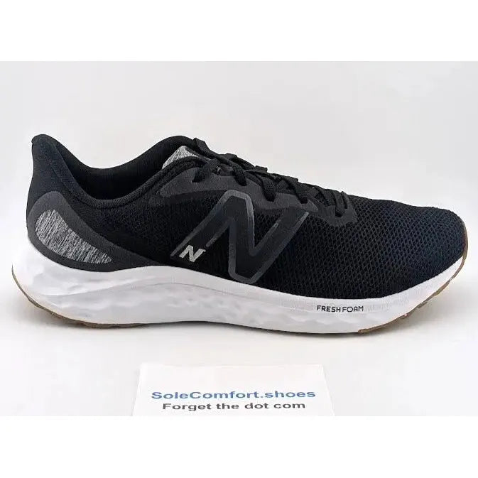 Pre-owned Men's Size 10.5 New Balance Arishi V4 Running Sneakers Black White Walking Shoes - SoleComfort.shoes