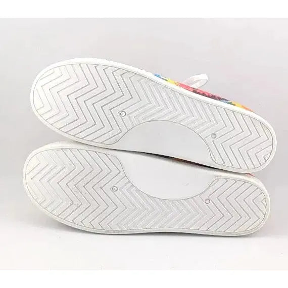 Womens Size 7.5 Fashion Low Top Canvas Sneaker Slip On Shoes Casual Walking Flat Unbranded