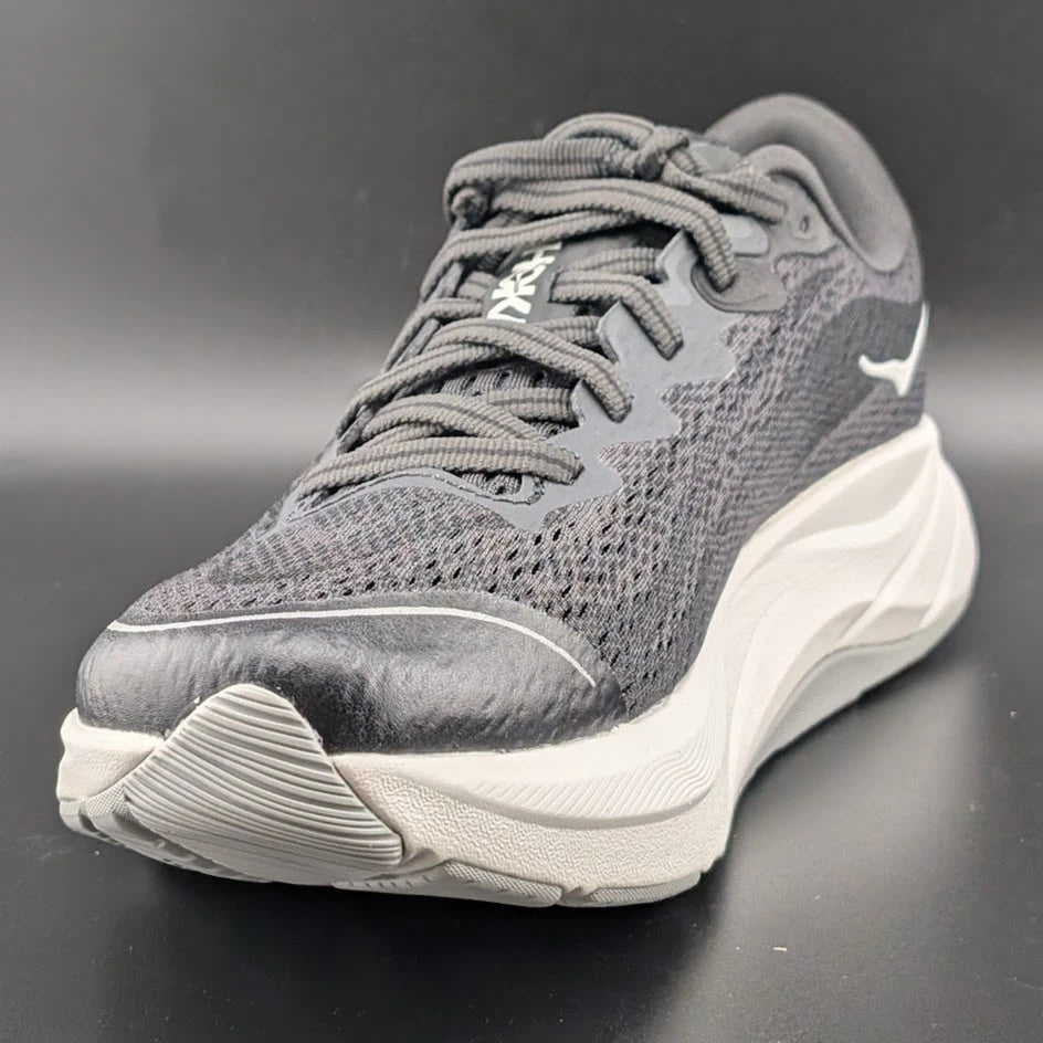 Hoka Rincon 4 Kids Sizes 4Y or 6.5Y / Women's Sizes 5.5M or 8M STK 1168874 Black on White Hoka