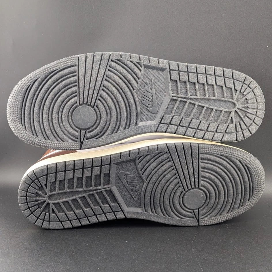 Jordan 1 Retro SE Mid Size 9.5 -Brown Blue Grey FQ7831-142 Sample Shoe SoleComfort.shoes