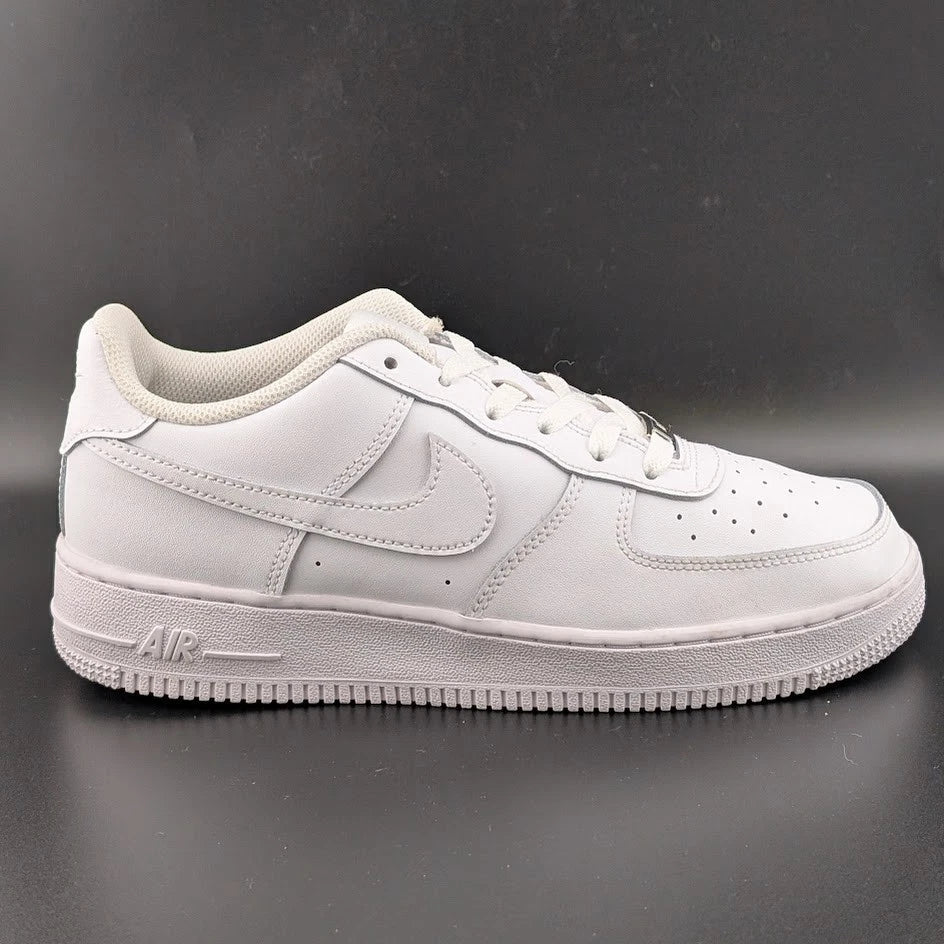 Nike Air Force 1 LE (GS) Low Triple White - Kids 7Y / Womens 8.5 SoleComfort.shoes