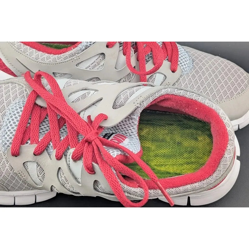 Nike Free Run 2 Grey Hot Pink White Lime Green Women’s Girls 6.5 SoleComfort.shoes
