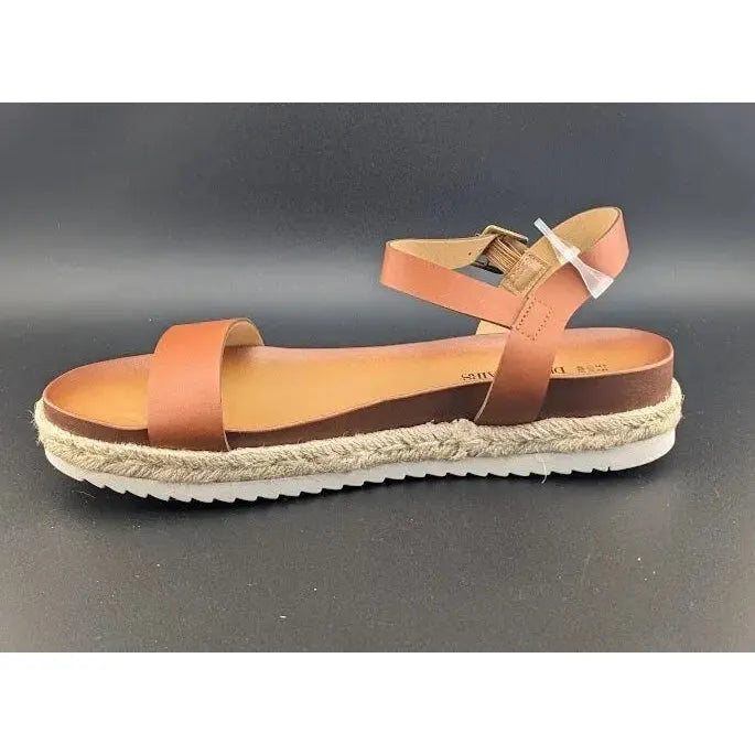 DREAM PAIRS 9.5 Women's Platform Espadrille Wedge Sandals Round Toe Causal Shoes - SoleComfort.shoes